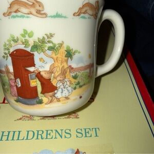 Royal Doulton Kids Mug with Bunny and Mailbox Design